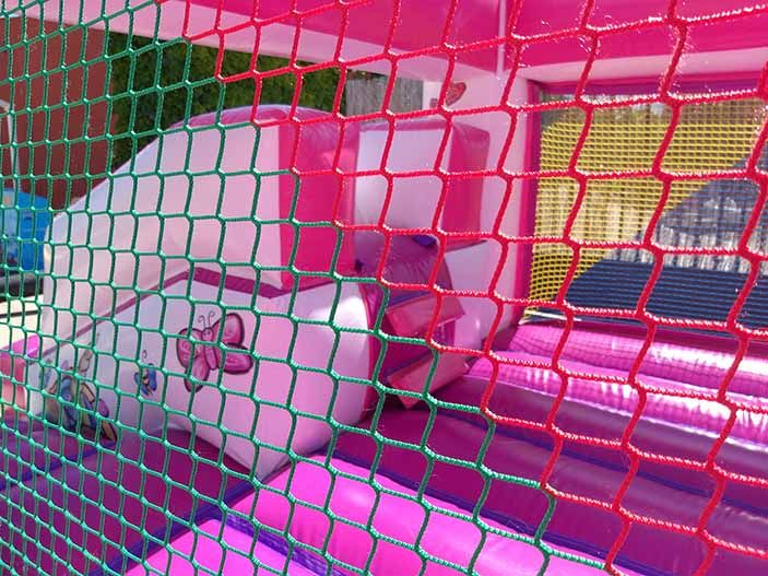 Castillo hinchable de unicornios