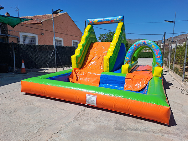 Combinado Acu�tico tobog�n + deslizadera