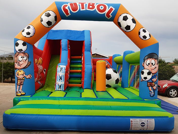 Castillo Hinchable combinado f�tbol