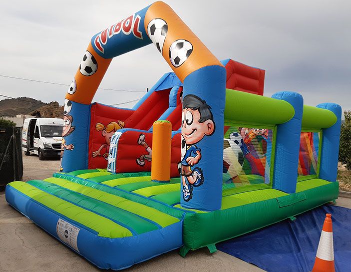 Castillo Hinchable combinado f�tbol