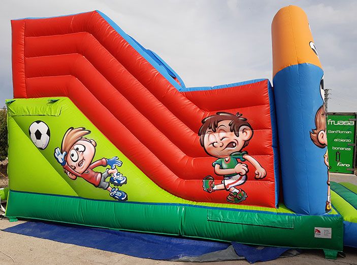 Castillo Hinchable combinado f�tbol