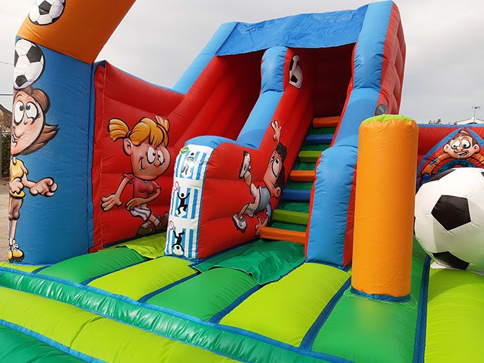 Castillo Hinchable combinado f�tbol