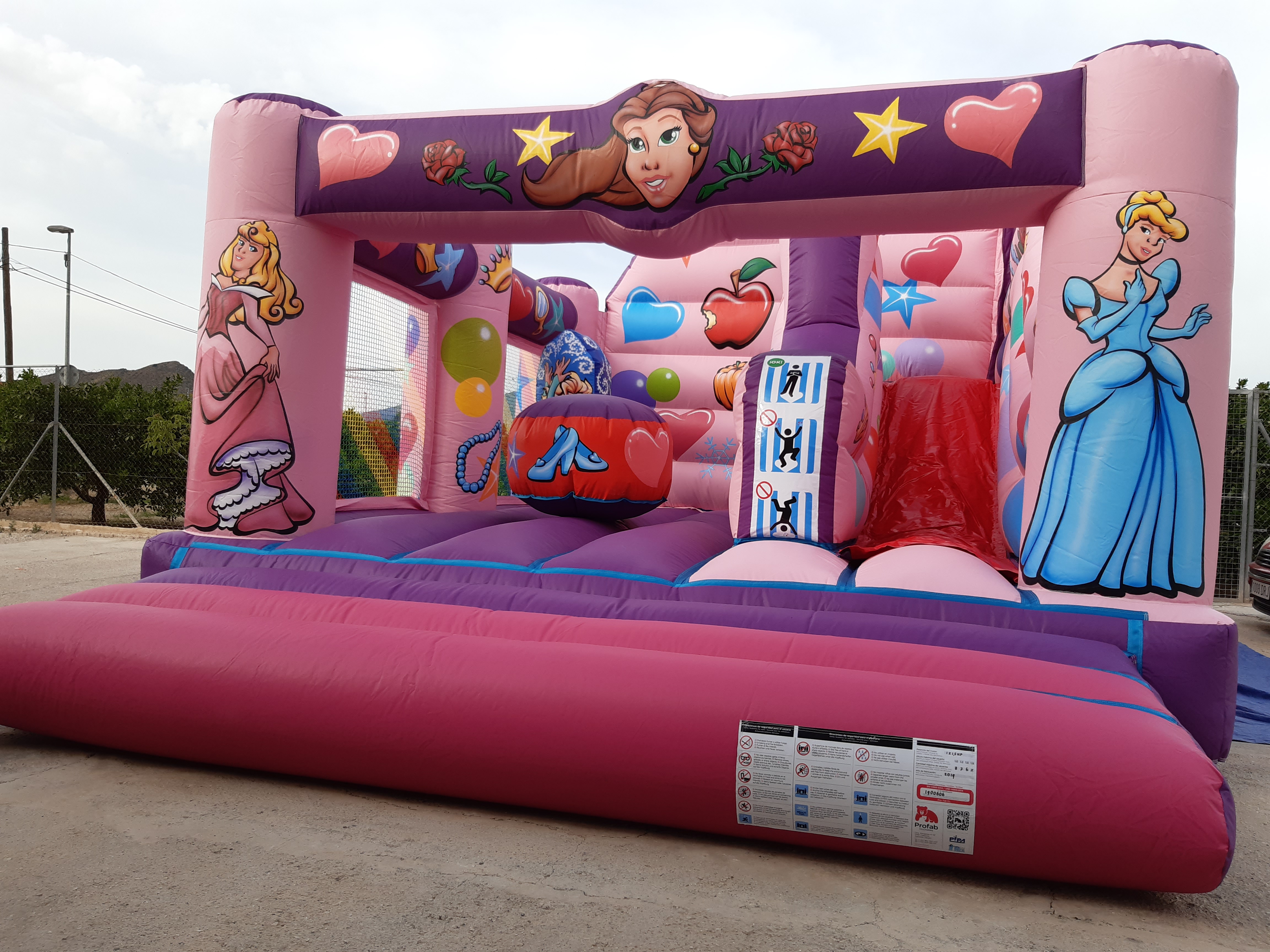 Princesas Disney - castillo hinchable