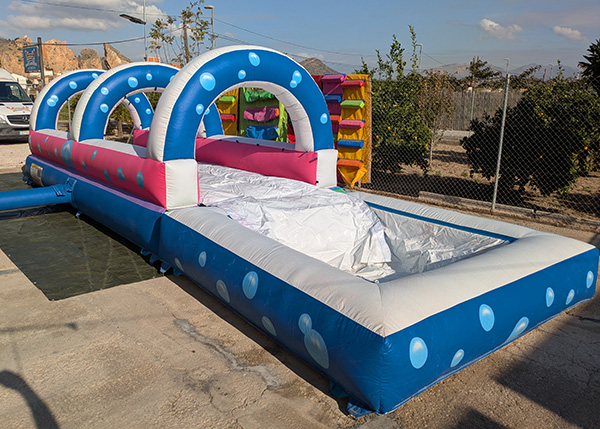 Deslizadera acuática hinchable Deslizadera acuática hinchable
