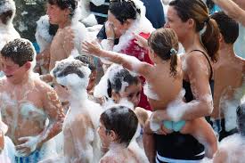 Fiesta de la espuma ni?os