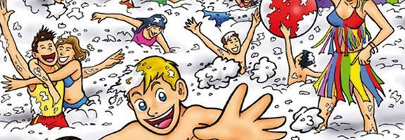 �Emp�pate de verano con la original y divertida fiesta de la espuma!