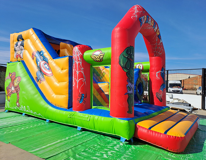 Tobog�n hinchable de Superh�roes