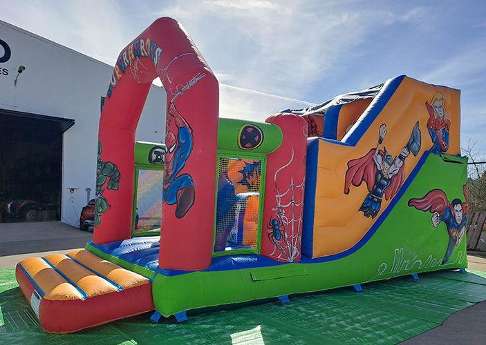 Tobog�n hinchable de Superh�roes