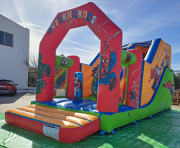 Tobog�n hinchable de Superh�roes